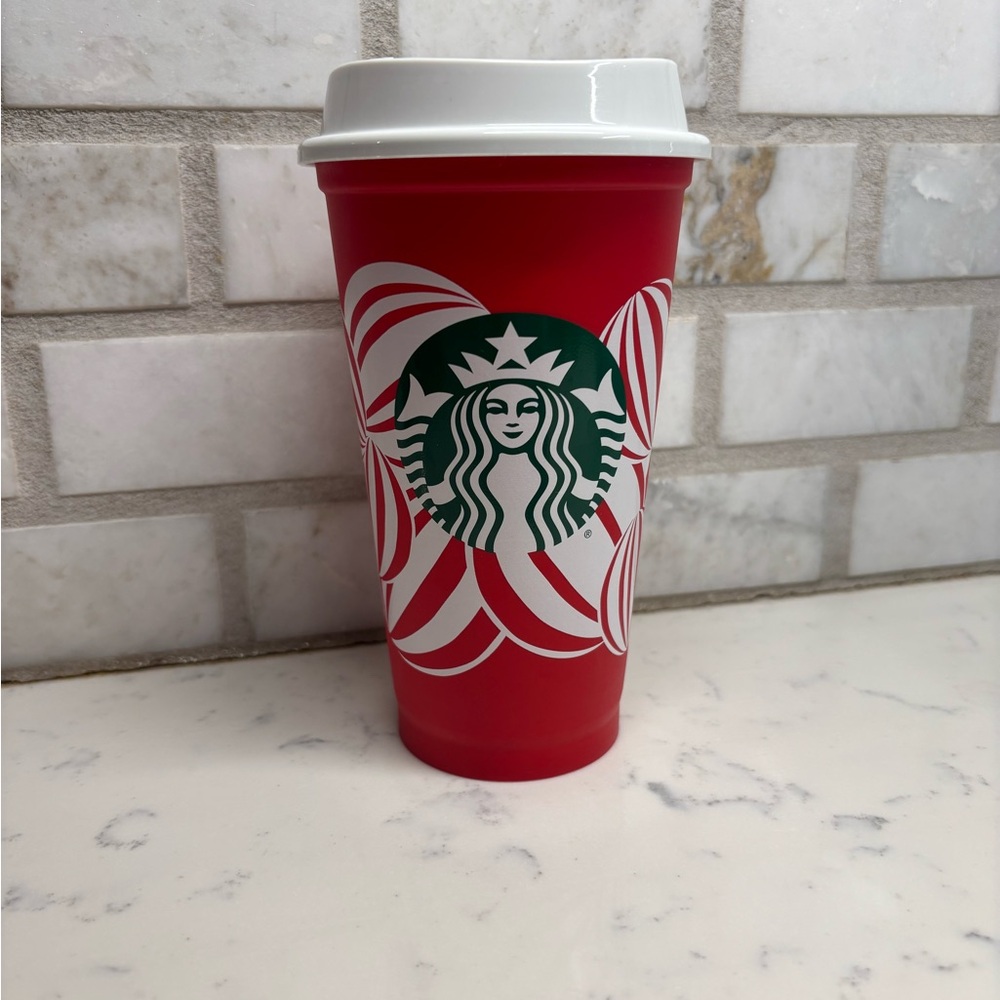 Starbucks Red and White Holiday Cup